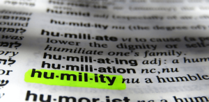 Humility In Leadership - image of dictionary definition for 'humility'